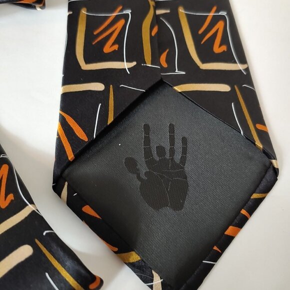 Jerry Garcia Tie Lizard Silk Board Collection Fifty Grateful Dead Abstract Print - Picture 5 of 6